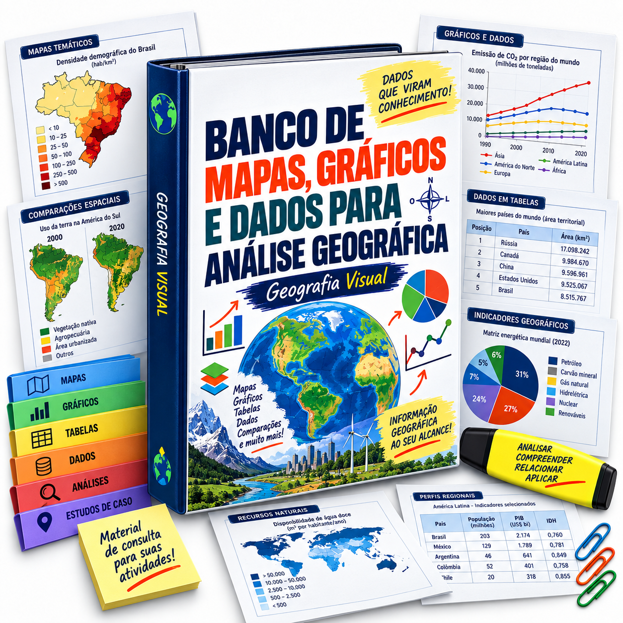 Banco de Mapas, Gráficos e Dados para Análise Geográfica