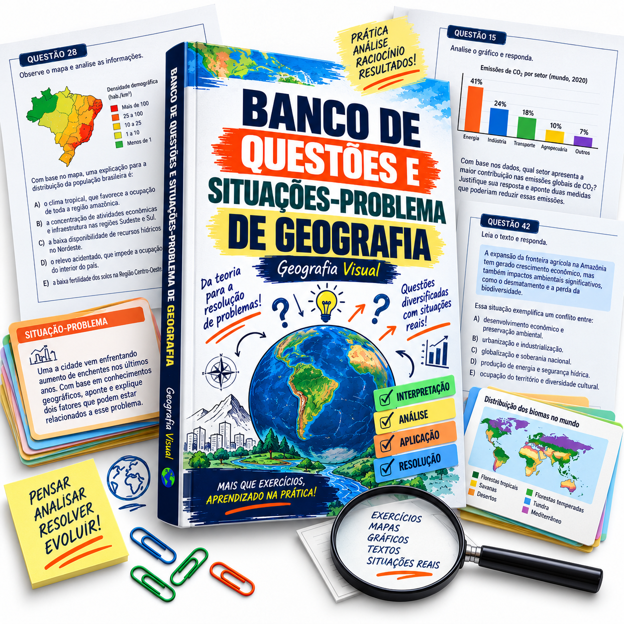 Banco de Questões e Situações-Problema de Geografia